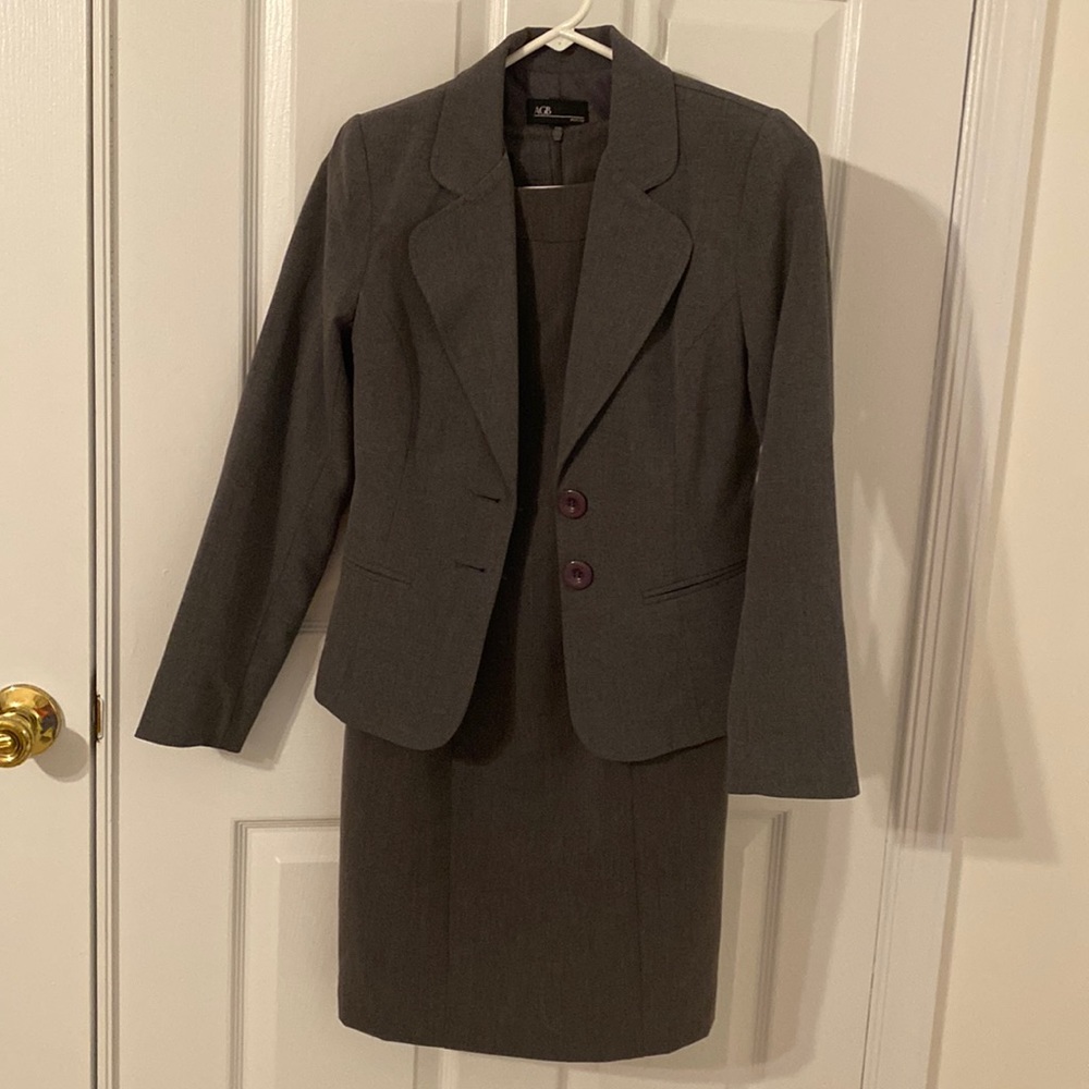 AGB suit - 4P separate and 2P jacket - grey - excellent